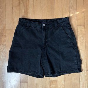 Carpenter High Waisted Denim Shorts